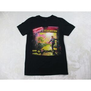 Elton John Shirt Mens Small Black Farewell Yellow Brick Road Rock Concert Casual
